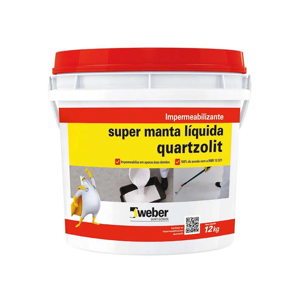Impermeabilizante para laje Quartzolit 
