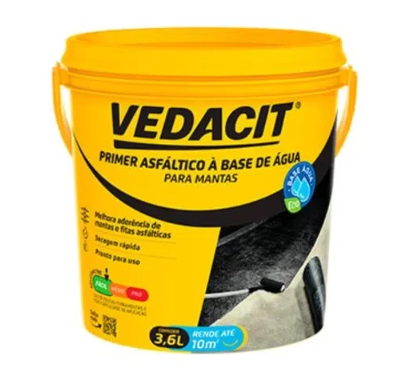 Primer Eco Asfáltico Base d'Àgua Galão 3,6L - VEDACIT