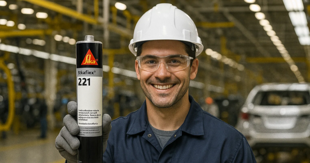 sikaflex usado na indústria automotiva
