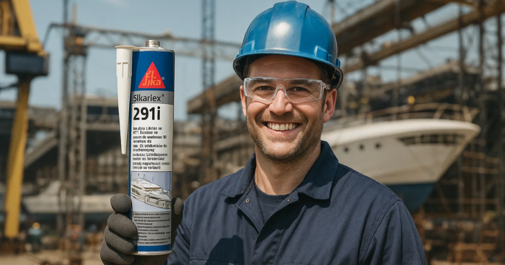 sikaflex usado na indústria naútica