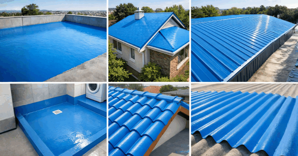 Lugares onde o Sikafill pode ser aplicado